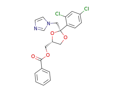 Benzoic acid (2R,4R)-2-(2,4-dichloro-phenyl)-2-imidazol-1-ylmethyl-[1,3]dioxolan-4-ylmethyl ester