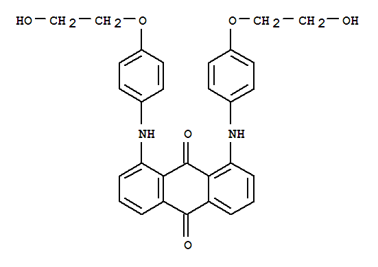 1,8-bis[[4-(2-hydroxyethoxy)phenyl]amino]anthraquinone