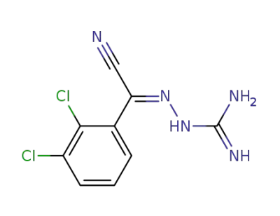 (E)-2-(2,3-dichlorophenyl)-2-guanidinyliminoacetonitrile