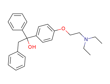 alpha-[4-[2-(diethylamino)ethoxy]phenyl]-alpha-phenylphenethyl alcohol