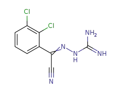 2-(2,3-dichlorophenyl)-2-guanidinyliminoacetonitrile