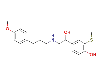 4-hydroxy-α-({[3-(4-methoxyphenyl)-1-methylpropyl]amino}methyl)-3-(methylthio)benzyl alcohol