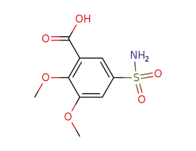 2,3-dimethoxy-5-sulphamoyl benzoic acid