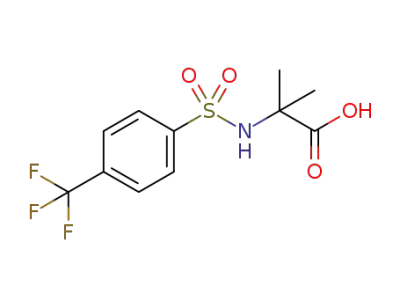 2-methyl-2-(4-trifluoromethylbenzenesulfonylamino)propionic acid
