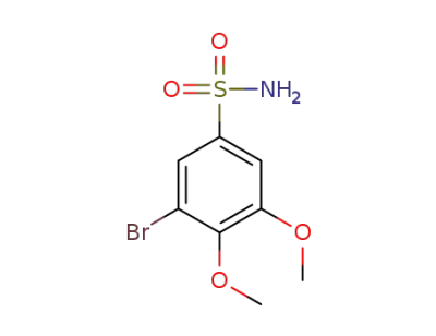 3,4-dimethoxy-5-bromobenzenesulfonamide